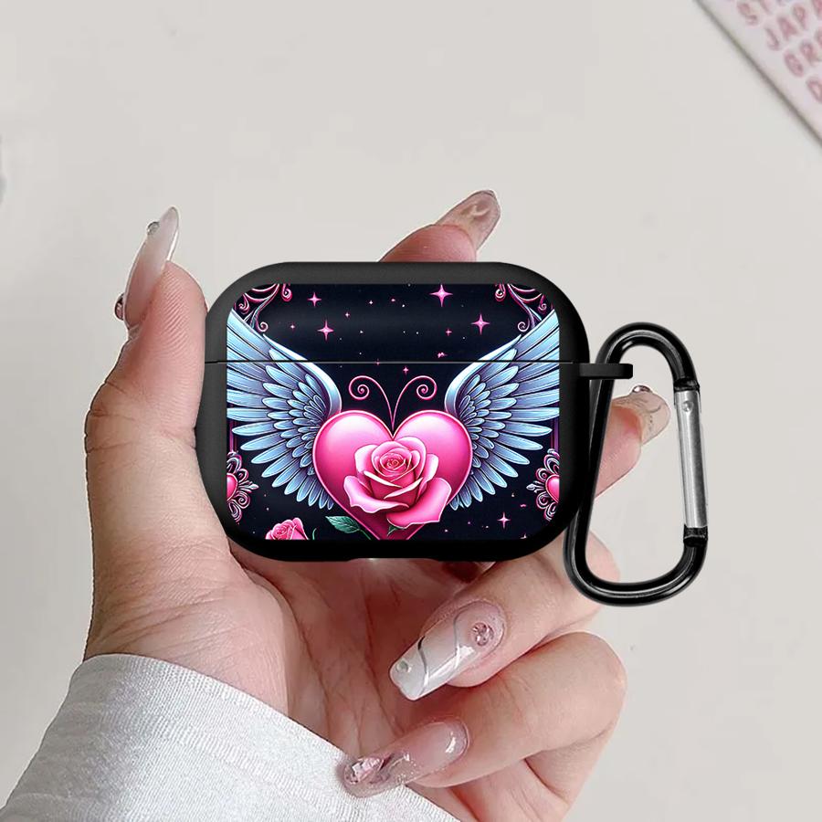 Розовые Цветы Чехол Для Airpods Pro3 Pro Pro2 2 3 4 1 Чехлы Для Наушников Обложка