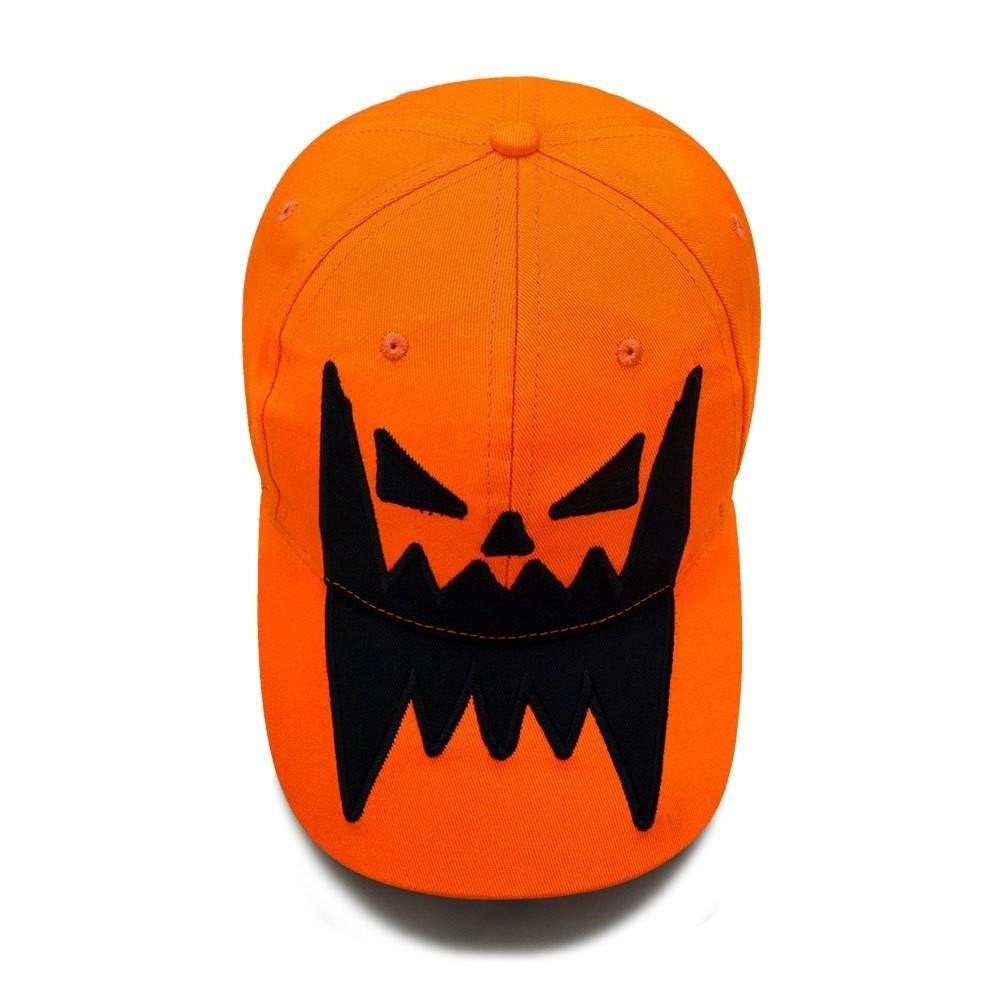UV Protection Halloween Baseball Cap Lightweight Sunshade Cap Fashion Pumpkin Embroidery Hat Party