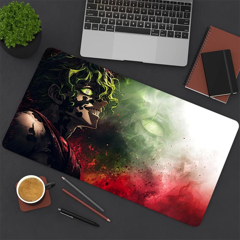 1Pc Dark Fantasy Warrior Gaming Mouse Pad Keyboard Desk Mat Non-slip Rubber Lock Edge Waterproof Computer Mousepad for Office Home Decor S1261