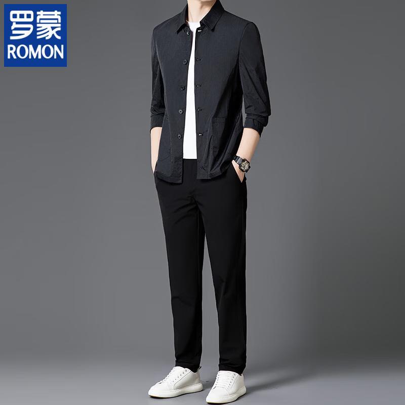 ROMON Мужской спортивный костюм в стиле business casual