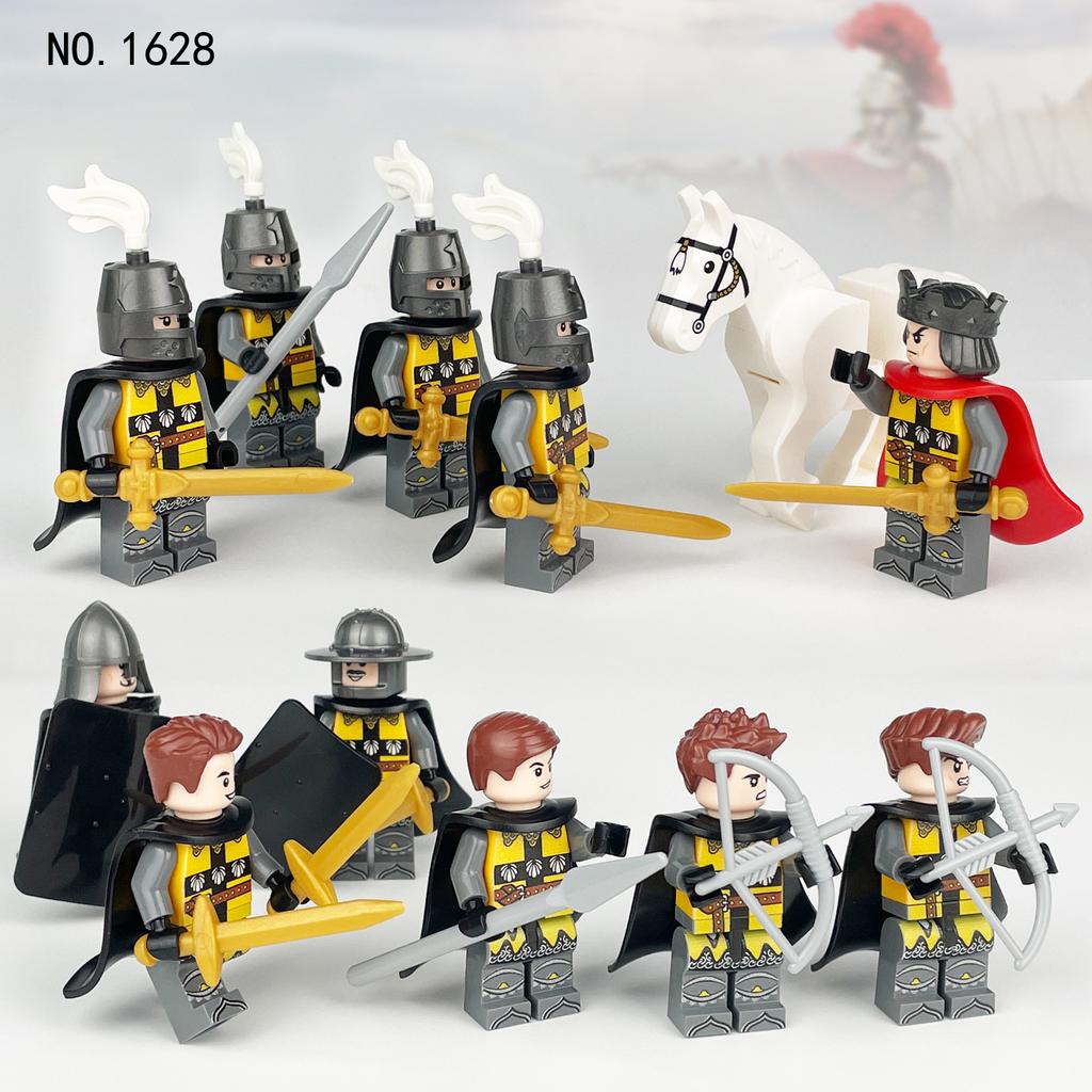 M1622 M1623 M1624 M1628 Ancient Roman Soldier King Building Block Minifigures Toy