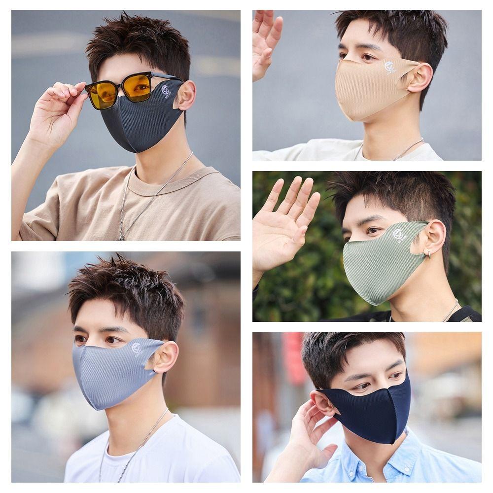 Face Mask Traceless Face Cover Sunscreen Face Scarf Face Gini Mask Thin Ice Silk Mask Riding