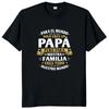If Dad Can't Fix It We're Screwed T Shirt Retro Spanish Father Papa Gift Men Clothing Unisex Cotton Casual EU Size T-shirt