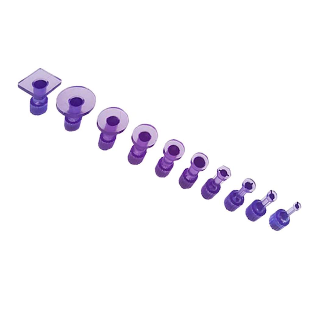 10 шт. PDR Присоски для удаления вмятин Набор инструментов для ремонта вмятин Клеевые присоски Кузовные комплекты