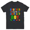 TeesPure Brother Birthday Boy Master Builder Building Bricks Blocks Shirt Kid Short Sleeve Tee
