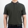 Мужская классическая рубашка-поло с коротким рукавом в стиле business casual