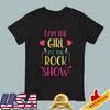 I Am the Girl At the Rock Show Rock Music Lover Vintage Black T-Shirt