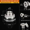1/2” 3/4” 1” 1-1/4” 2" BSP Наружная резьба Нержавеющая сталь 304 Трубный одинарный свободно вращающийся фитинг с гайкой Соединитель для бака для воды