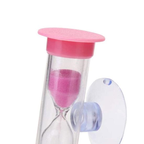 Таймер для песочных часов, детский таймер для зубной щетки, 2 минуты, эффективный тайм-менеджмент, песочные часы с присоской для дома