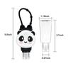 6 pcs cartoon silicone liquid dispenser bottle 30ml students and children without hand washing can h