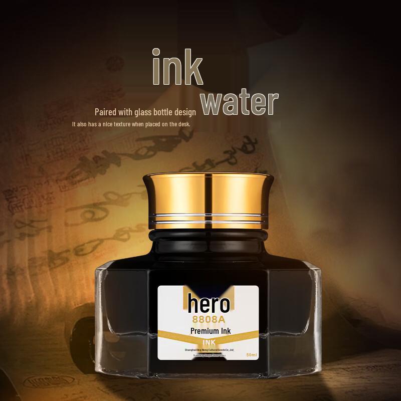 HERO Premium Non-Carbon Fountain Pen Ink