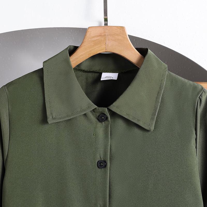 Девочка Осень Новая Мода Плиссированная Сзади Рубашка с Длинным Рукавом + Повседневный Комплект Длинных Брюк Детская Одежда