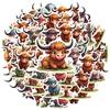 Pastoral Nature Decals Cartoon Cattle DIY Stickers Animal Stickers For Phone Suitcase