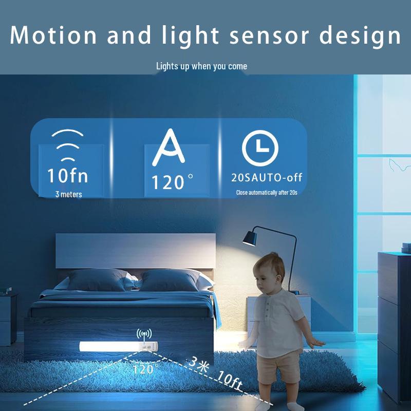 Motion Sensor LED Magnetic Cabinet & Night Light for Ambient Lighting