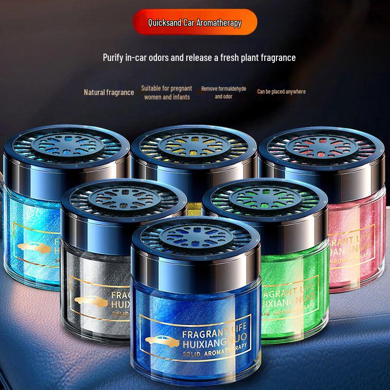 Car Sand Aromatherapy: Long-lasting Solid Balm for Interior Fragrance & Deodorizing Decoration