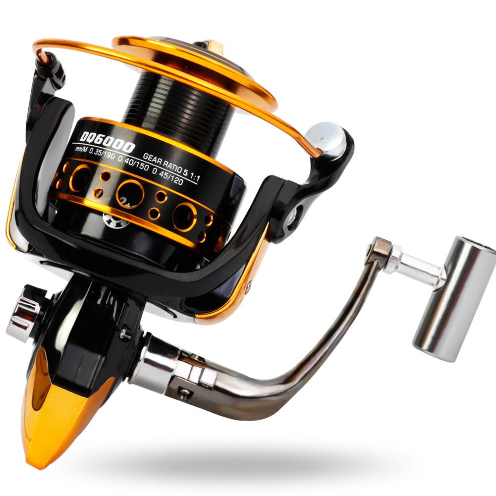 Spinning Fishing Reel 12+1BB Carbon Firbre Gasket Freshwater Bass Trout Fishing Buff Drag Powerful