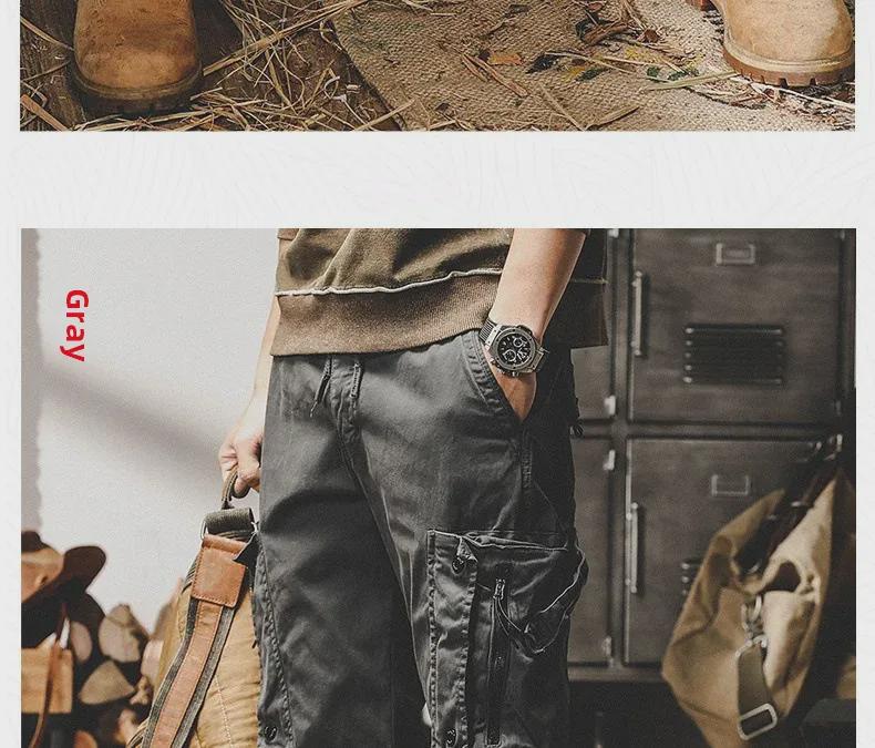 Men's American Style Tactical Overalls - Straight Fit, Autumn/Winter 2024, Outdoor Casual Pants for City Commuting and Mountain Activities.