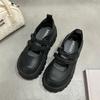 Туфли Мэри Джейн из маленькой кожи женские 2025 лето ретро британский стиль платформа японская платформа круглый носок французские туфли с большим носком