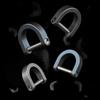 Titanium Alloy Buckles High Quality D Bow Staples New Outdoor Bracelet Buckle Outdoor Accessories