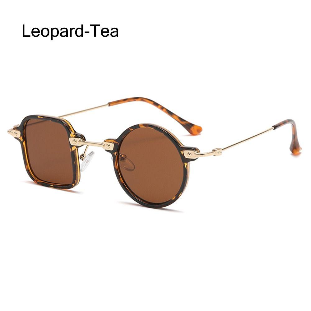 UV400 Ocean Lens Shades Clear Y2K Eyewear Trendy Square Round Sunglasses for Women