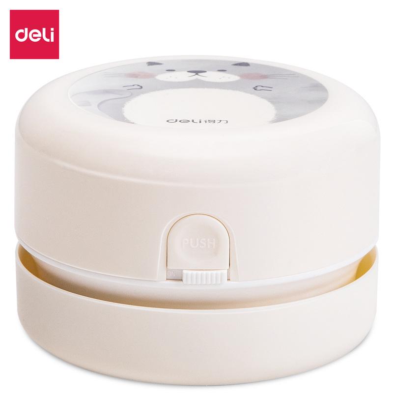 Настольный пылесос Deli для крошек от ластика и карандашной стружки, пыли с клавиатуры и уборки студенческого стола