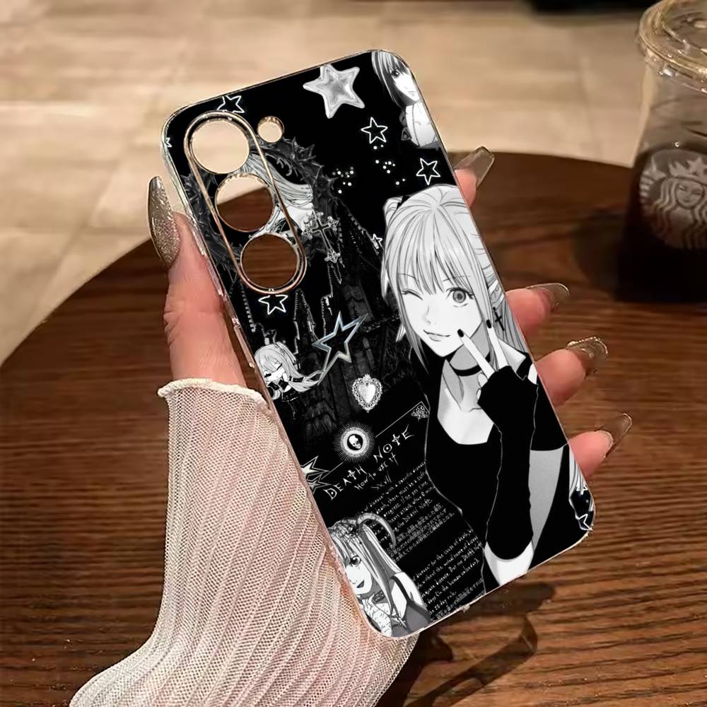 M-Misa- Чехол для телефона Death Note для Samsung Galaxy A71,A70,A52,A51,A40,A30 Прозрачный чехол