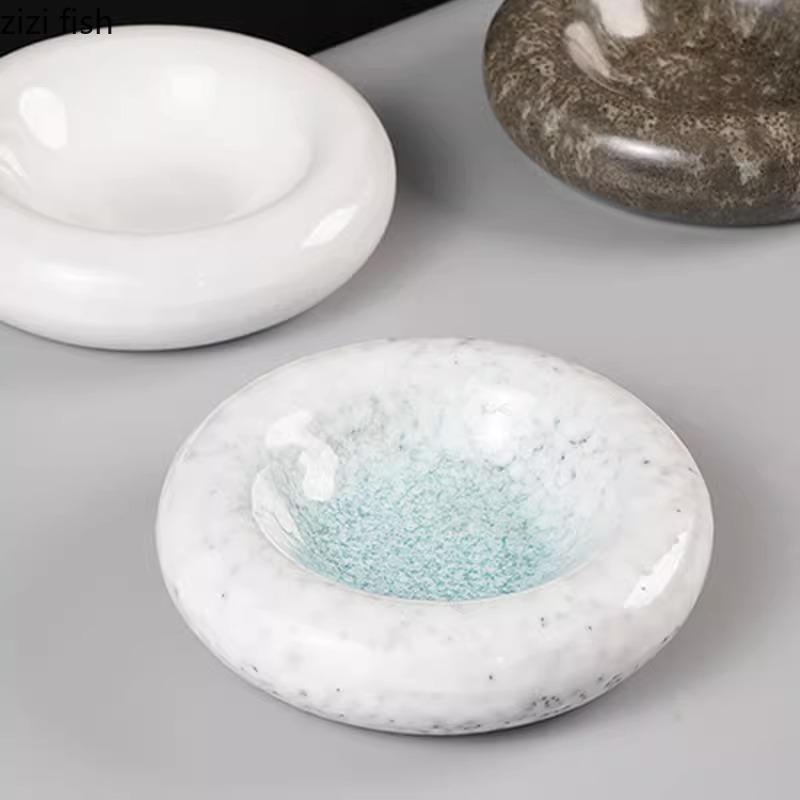 Креативная двухслойная керамическая обеденная тарелка, теплоизоляционная тарелка, толстая суповая тарелка, суши, десертные тарелки, специальная ресторанная посуда