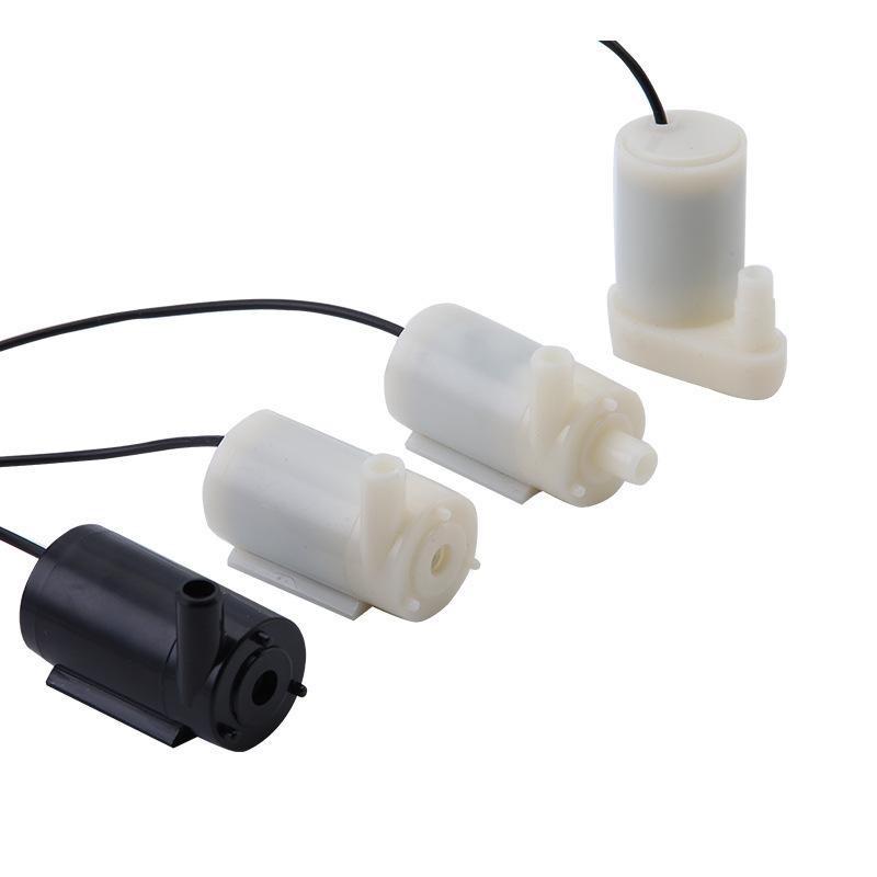 DC 3-5V USB Mini Submersible Water Pump Ultra Quiet Brushless Motor for Aquarium Fish Tank Pond Fountain Hydroponics Garden Wate