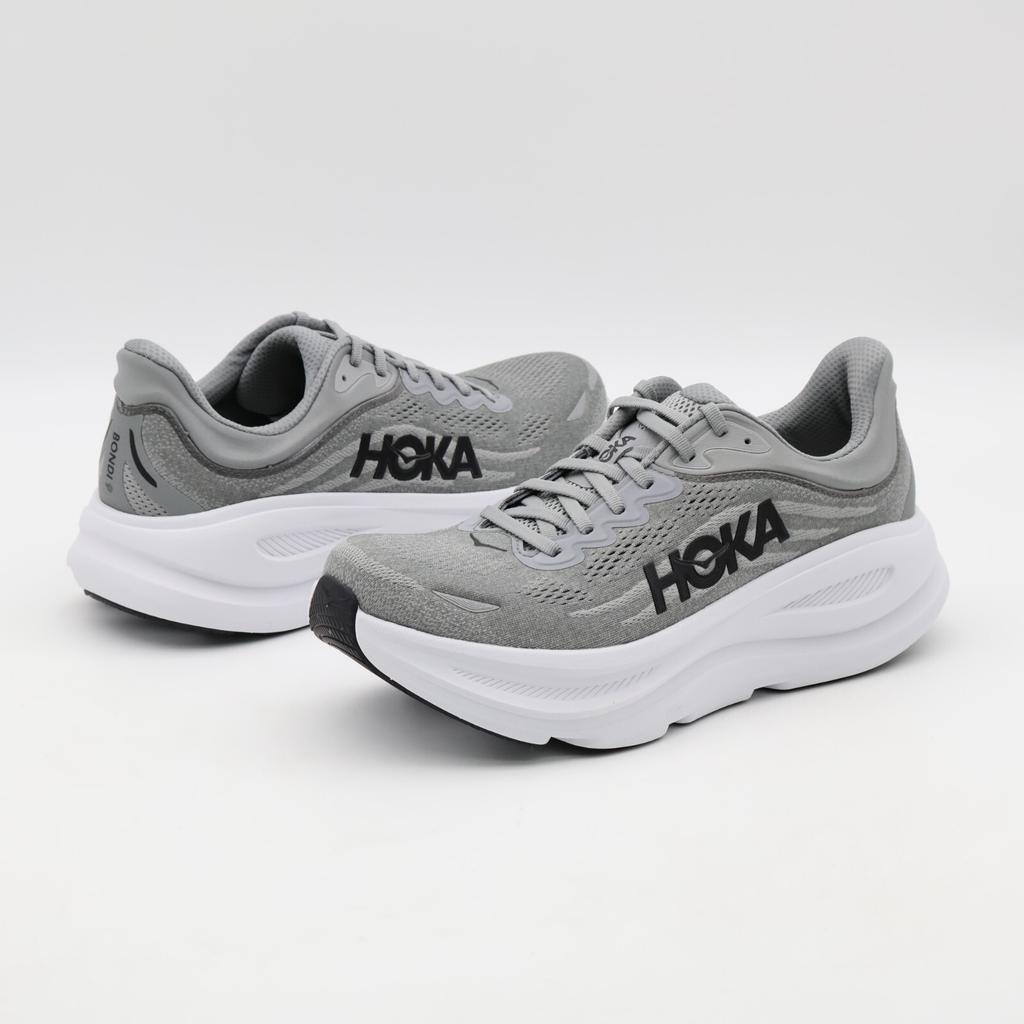 1162011-GCTC HOKA BONDI 9 GALACTIC GREY STELLAR GREY (Мужской)