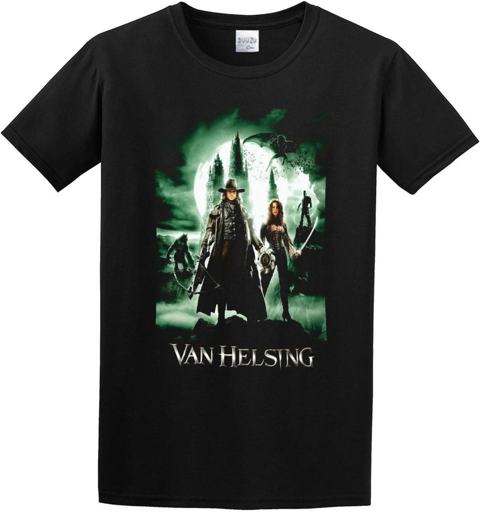 Men's Van Helsing Cotton T Shirt M Black