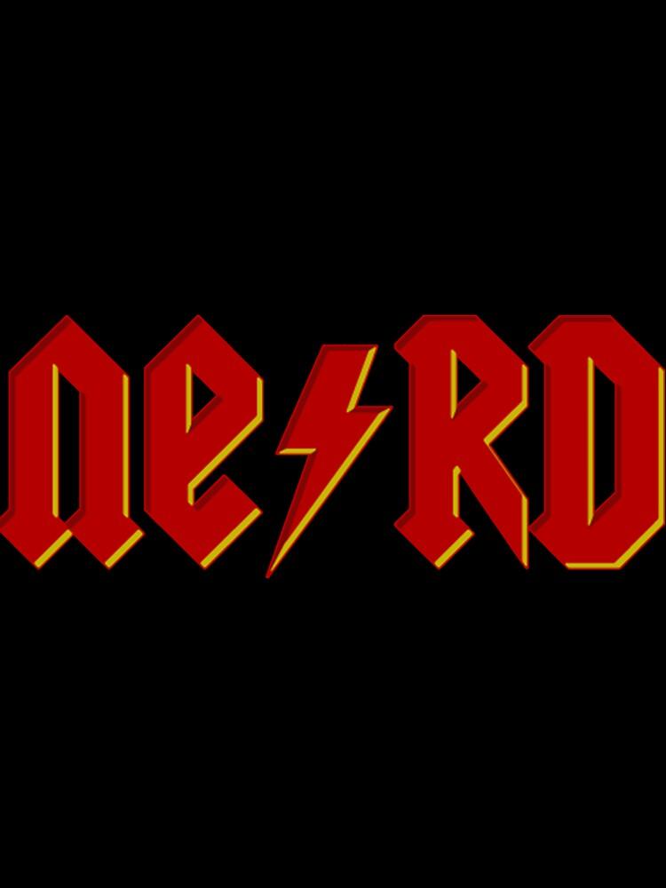 AC/DC Acdc NERD Oversized T-Shirt
