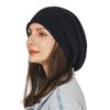 Women Cashmere Slouchy Beanie Hat Winter Thick Crimping Wool Knitted Warm Soft Skullies Beanies For Big Size For Lady Cap