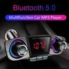 Автомобильный Bluetooth 5,0 Mp3-плеер Автомобильное зарядное устройство Bluetooth Handsfree FM-передатчик Аудиоприемник Dual USB Быстрое автомобильное зарядное устройство
