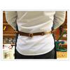 Working Denim Bib Apron Leather Strap Barista Chef Barber Pocket Studio Uniform