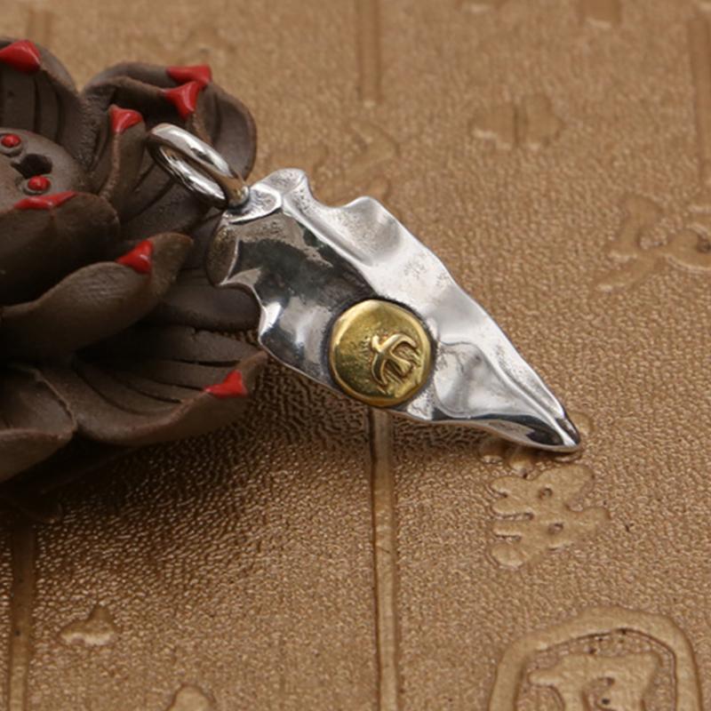 Ювелирные изделия из стерлингового серебра S925 в стиле ретро, тайский серебряный кулон «Летающий орел» для мужчин и женщин, простой маленький кулон