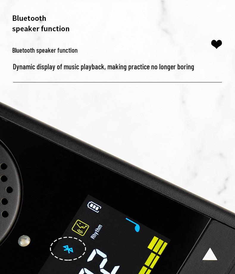 Перезаряжаемый Bluetooth-метроном Anoma со встроенным динамиком и универсальным держателем для пианино, скрипки и барабанов