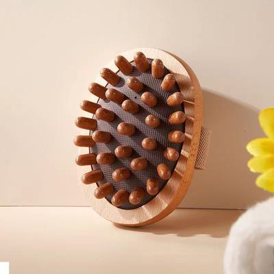 Расческа для волос Массажная щетка для кожи головы Массажер для тела Щетка для тела Антицеллюлитная Успокаивающий деревянный Спа с эфирными маслами Массаж с воздушной подушкой