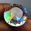 A++ Rainbow Mystic 24 Ct Topaz Round Cut   Earring Size Loose Gemstone