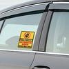 4 шт. Наклейка безопасности на дверь автомобиля Светоотражающие предупреждающие наклейки для окна автомобиля Креативный всепогодный набор автоматических наклеек
