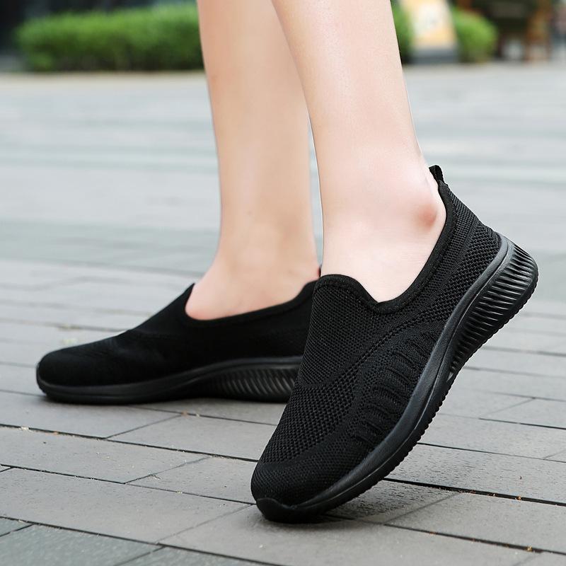 Мода Мода Летняя обувь Женская спортивная обувь Вулканизированная обувь для женщин Низкие цены Женские теннисные Удобные, дышащие туфли