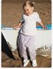 David Bella children's short sleeved T-shirt, girls' pure cotton base shirt, summer clothes, female baby antibacterial top