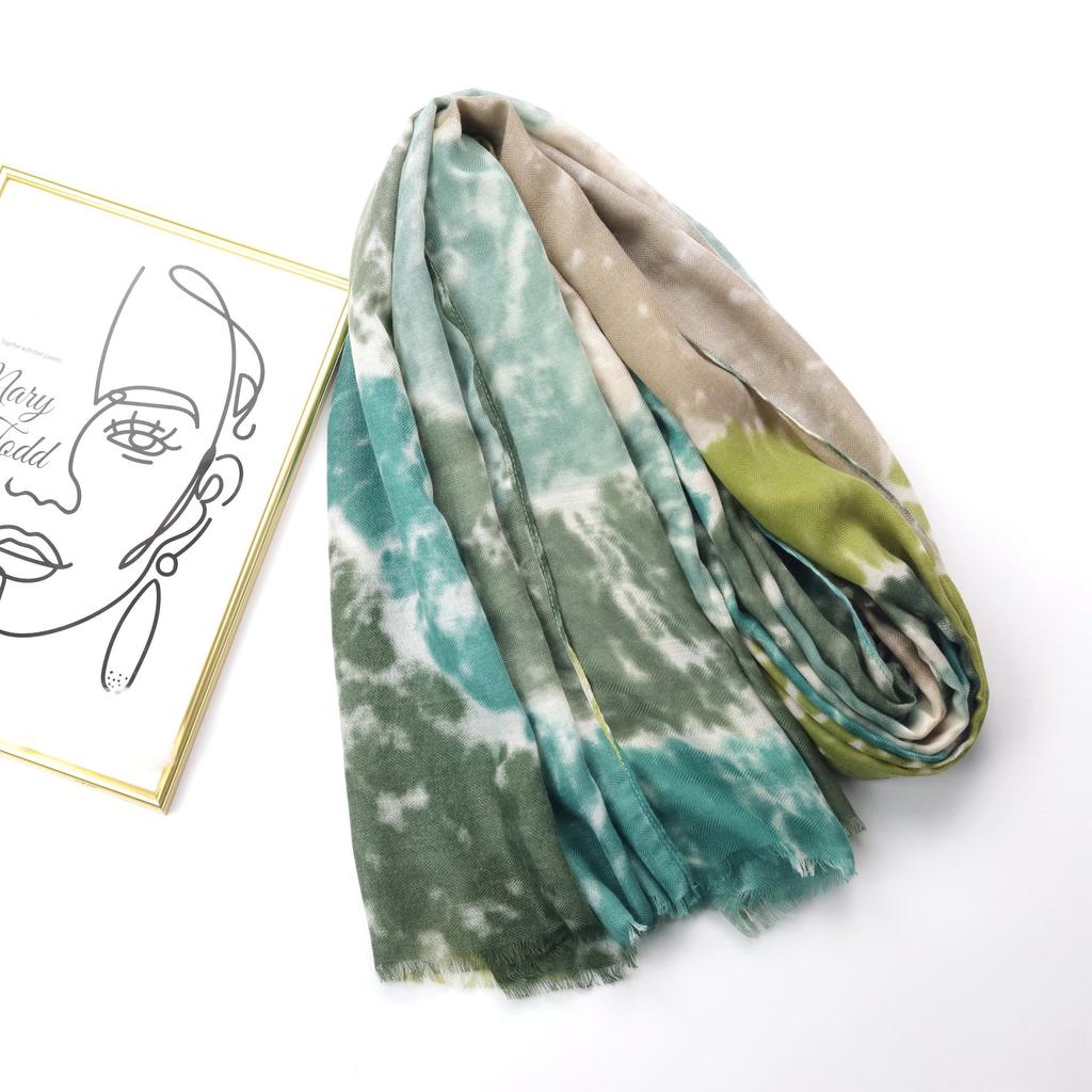 2024 Весна и Осень Зима Новый Хлопок И Конопля Длинный Тонкий Шарф Путешествия Универсальный Солнцезащитный Теплый Шаль Для Женщин