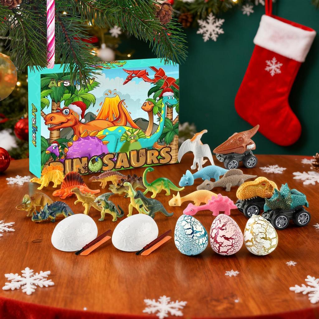 Dinosaur Advent Calendar 2025 Boys Advent Calendar kids boys, 24 Dinosaurs Figures Countdown Days to Christmas Holiday