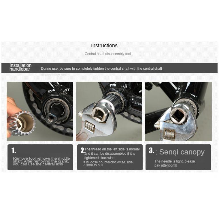 20 Splines Bicycle Bottom Bracket Removal Remover Tool For Shimano ISIS Bike