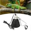 Black Reptile Heating Lamp 110-240V UVB Reptile Lamp Lampshade Emission Lamps  Reptile Terrarium
