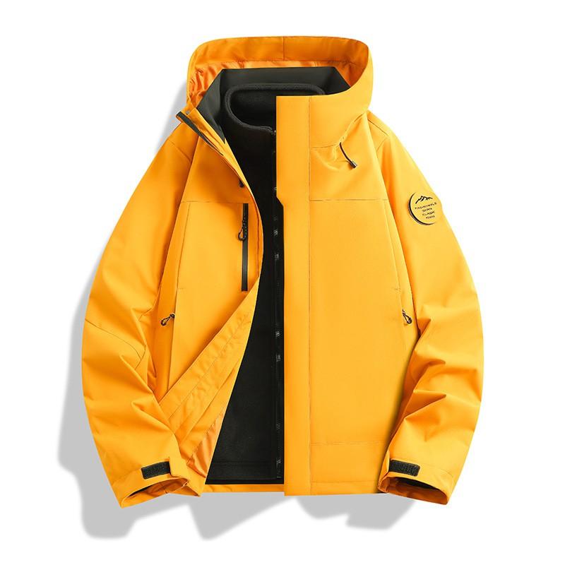 Men Women Waterproof Windproof 3-in-1 Outdoor Jacket With Fleece Liner Hiking Skiing Camping Winter