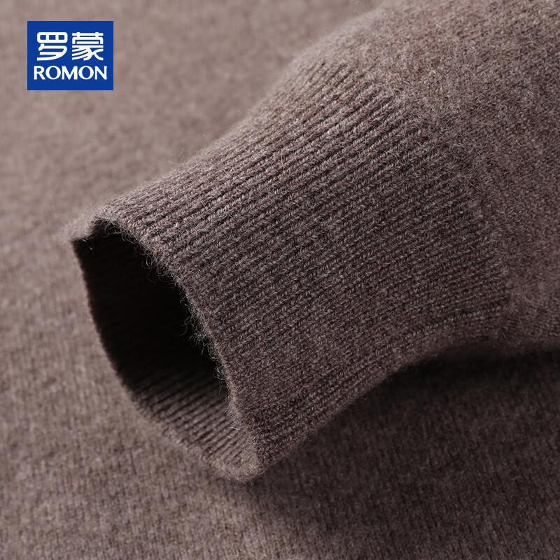 Romon Men's V-Neck Cashmere Blend Sweater