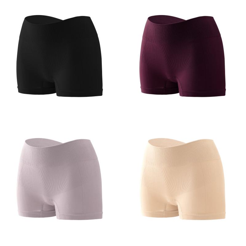 FINETOO Женские трусы-боксеры со средней посадкой, бесшовные и не оставляющие следов, нижнее белье из чистого хлопка