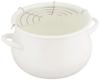 Краска Petit Cook эмалированная кастрюля темпура 16 см белая HB-1679