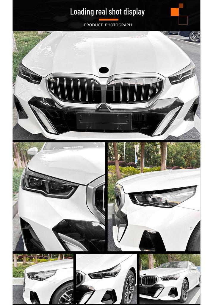 Наклейки «Брови» на фары BMW 5 серии i5 G60/G61 2024+ - Модификация внешнего тюнинга.
